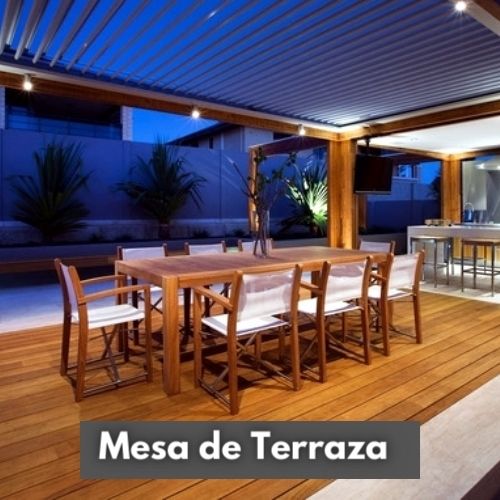 amueblamiento, mesa para terrazas y balcones